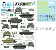 Star Decals 35-C1123 1/35 Tanks & AFVs in Bosnia