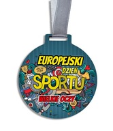 Medal Medale drewniane DRUK Sport Twój TEKST MD5