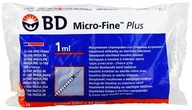 Strzykawki insulinowe 1ml U-100 0,33mmx12,7 - 10 szt BD MICRO-FINE PLUS