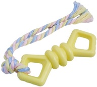 Zabawka szarpak gryzak dla szczeniąt psów kolorowa 28 cm