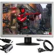 Gamingowy Monitor 22'' LG Flatron W2242PK 16:10 5ms VGA DVI + Okablowanie
