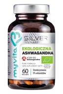 STRIEBORNÁ Ashwagandha KSM-66 BIO 200 mg, 60 kapsúl. MyVita