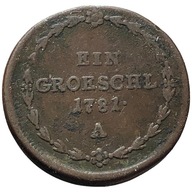 84138. Czechy - 1 grosz - 1781r.