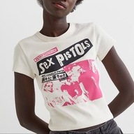 H&M top sex pistols bluzka koszulka 34 XS G17