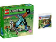 KLOCKI LEGO Minecraft 21244 Bastion miecza + SUPER ZESTAW!