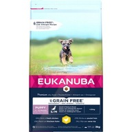 EUKANUBA Puppy Grain Free S/M Karma dla Psa 3kg