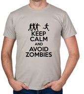 koszulka KEEP CALM AND AVOID ZOMBIES prezent