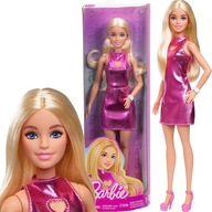 BÁBIKA BARBIE FASHIONISTAS BLONDÍNKA V RUŽOVEJ SUKNI 30 CM