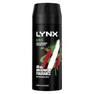 Lynx Africa Telový sprej 150 ml DEO