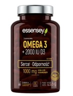 Essensey Omega 3 + Vitamín D3 2000 IU 90 kapsúl IMUNITA SRDCE MOZOG
