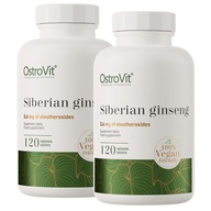 OstroVit Żeń-Szeń Syberyjski 120t Siberian Ginseng Vege Ekstrakt 300 mg