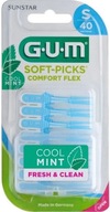 GUM SOFT-PICKS COMFORT FLEX CZYŚCIKI MIĘDZYZĘBOWE MIĘTOWE SMALL S 40szt