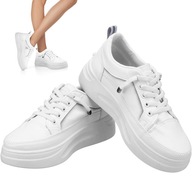 Tenisky ploché dámske topánky na zvýšenie výšky