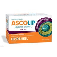 Vitamín C Ascolip 500mg, 30ks- Ríbezľový