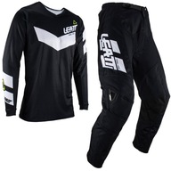 LEATT Oblečenie KOMPLET Mikina Nohavice MOTO KIT 3.5 ČIERNA Enduro ATV Cross | M