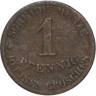 Saksonia Coburg Gotha 1 Pfennig 1851