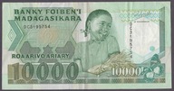 Madagaskar - 10000 franków 1988-94 (VG-VF)