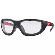 MILWAUKEE WYPOSAZENIE WARSZTATOW OKULARY OCHRONNE PREMIUM Z USZCZELKA