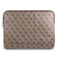 Guess Sleeve 13" brązowy /brown 4G UPTOWN