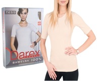 Koszulka bawełniana T-shirt Darex TESS Beżowa S