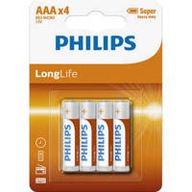 Bateria R03 1,5V 4szt.Longlife Philips