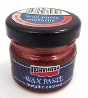 Pentart Pasta Woskowa 20 ml czerwony metallic WAX