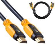 Kabel HDMI HIGH SPEED 4K UHD Full HD 3D MIEDŹ 1M