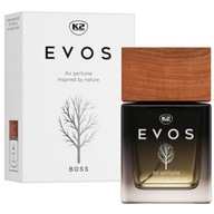 K2 EVOS BOSS 50 ml ZAPACH PERFUMY DO SAMOCHODU AUTA ODŚWIEŻACZ