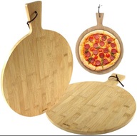 Deska Bambusowa serwowania pizzy 30cm, Przystawek