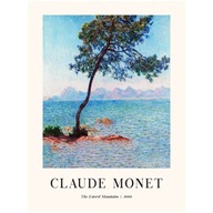 Plakat 40x30 Claude Monet pejzaż wyspa morze malowany sztuka BOHO 30 WZORÓW