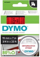 DYMO Taśma D1 19mm czarny czerwony s0720870 ORG