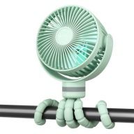 HORDOZHATÓ VENTILÁTOR BABAKOCSIHOZ MOMCOZY PF001-PU10BA-A AKKUMULÁTOROS, 4 FOKOZAT