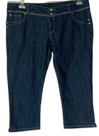 Spodnie jeansowe rybaczki OKAY 44 strecz jakość