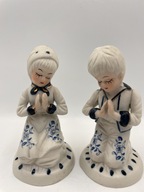Piękna para porcelanowych figurek
