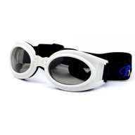 Slnečné okuliare pre psa UV 400 biela XL
