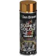 SUPER COLOR Farba Spray Lakier z efektem chromu miedziany 400 ml