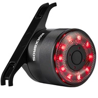 Lampka rowerowa tylna Rockbros Q1 7 kolorów LED USB-C Na rower podsiodełko