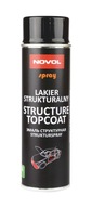 Lakier strukturalny Novol STRUCTURE TOPCOAT czarny 500ml spray