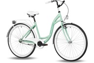 Damski Miejski Rower koła 26 Cali Lekka Damka Retro ECO City Bike + GRATIS