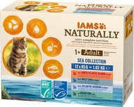 IAMS Karma mokra dla kotów smaki rybne 12x85g
