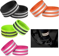 SPINKI DO SPODNI NA ROWER Z PASKIEM ODBLASKOWYM – 12 SZT