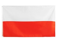 FLAGA POLSKI POLSKA RP 90X150 cm M-TAC NA DRZEWIEC MASZT BIAŁO CZERWONA