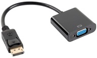 Konwerter, adapter DisplayPort - D-Sub (VGA) Lanberg, 20 cm