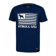 Detské tričko Pit Bull Pitbull USA Tmavomodré 104 (4 Roky)