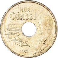 Moneta, Hiszpania, 25 Pesetas, 1992