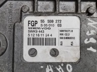 control unit of the engine Opel Astra H 2006 55559272