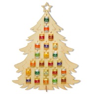 Adventný kalendár Vianočný stromček s barelmi WEDEL 24 barelov s alkoholom