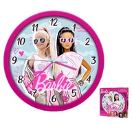 Nástenné hodiny Wall clock 25cm Barbie BB00014 Kids Euroswan