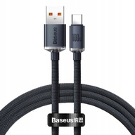 Baseus kabel USB-C z USB Crystal Shine 120 cm 100W bardzo mocny do laptopa