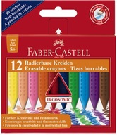 Kredki woskowe Grip 12 kol. - FABER-CASTELL